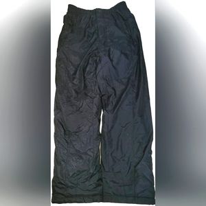 Skigear Mens Ski Pants Size M Insulated Warm Black Drawstring